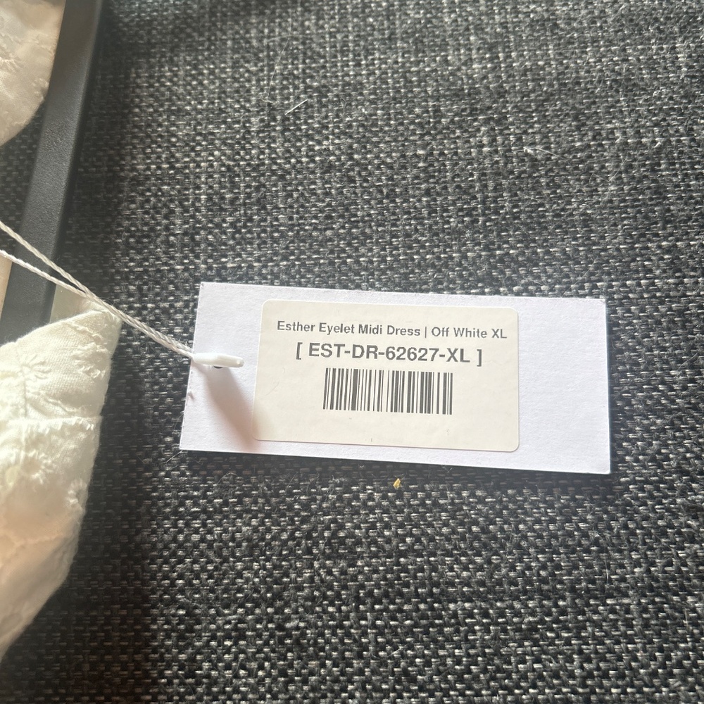 NWT - Baltic Born Esther Eyelet Midi Dress in Off White - Picture 4 of 4